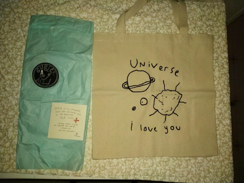 Matthew Gray Gubler. Limited Ed Tote bag. Gubler's wearable art collection.