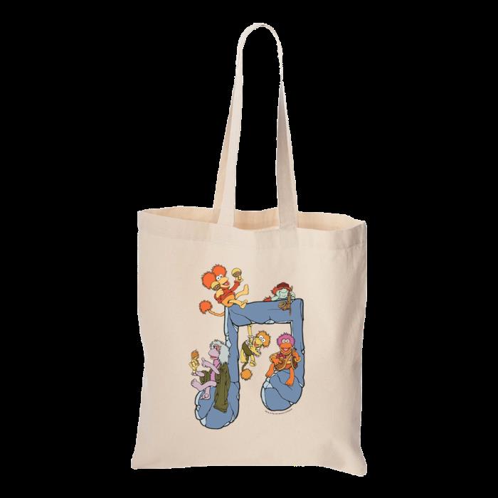 Jim Henson's Fraggle Rock Music Note Canvas Tote Bag