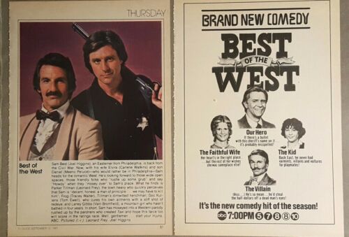 ABC's 1981 Best of the West Joel Higgins Leonard Frey TV Ad  SHIPS FREE