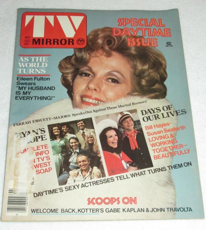 Vintage Magazine~TV MIRROR~May,1976~AsTheWorld Turns,Eileen Fulton,FarrahFawcett