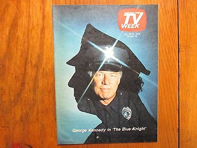 January 25, 1976 Chicago Tribune TV Week Magazine(THE BLUE KNIGHT/GEORGE KENNEDY