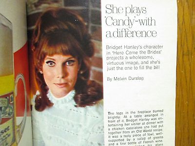 May 10, 1969 TV Guide(BRIDGET HANLEY/HERE COME THE BRIDES/SHRILEY BASSEY/APOLLO