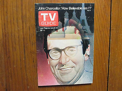June  22, 1974  TV  Guide (JOHN  CHANCELLOR//McMILLAN  &  WIFE/NANCY  WALKER)
