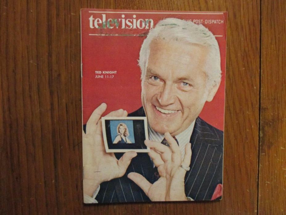 June 11-1978 St. Louis Post-Dispatch Television Magazi(TED KNIGHT/DAVID BRINKLEY
