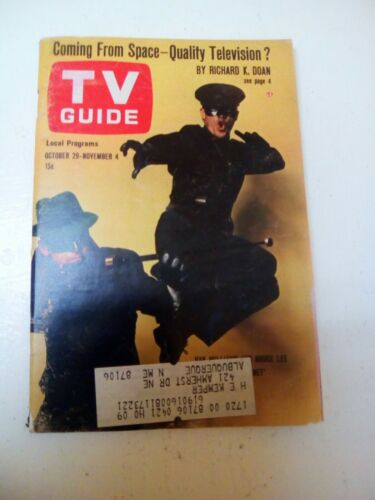 TV Guide 1966 The Green Hornet Van Williams Kato Bruce Lee #709 V14N44 VTG COA