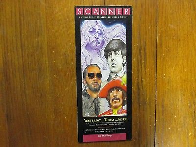 No-1995 Newark Star-Ledger Scanner TV Mag(THE BEATLES/RINGO STARR/PAUL McCARTNEY