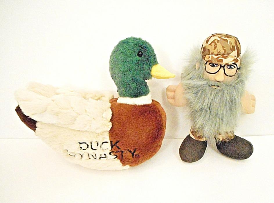 Duck Dynasty Set of 2 Uncle SI Robertson and Duck Stuffed Character Toys