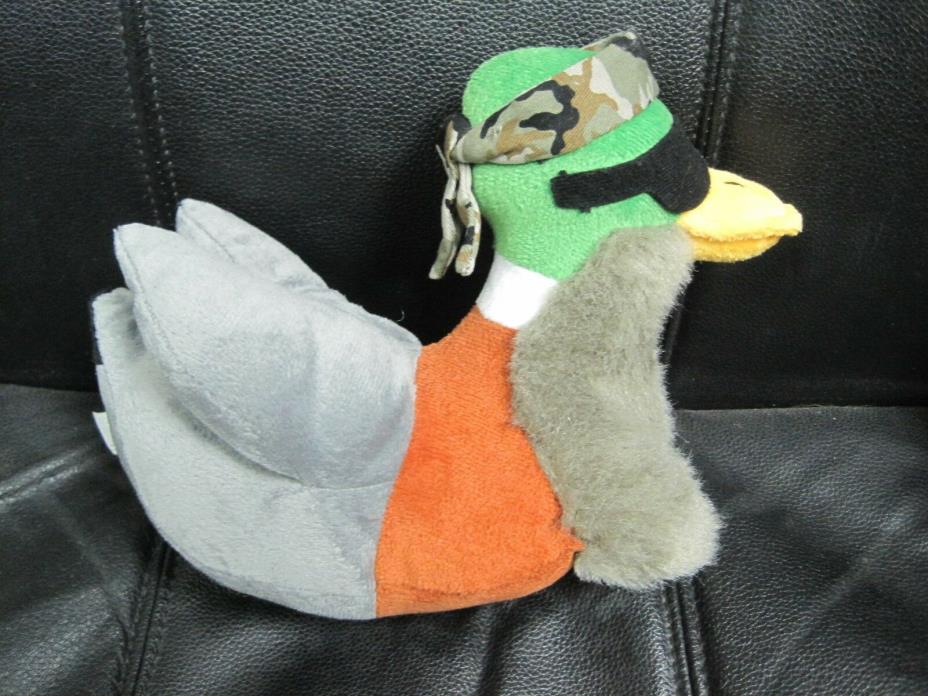 Duck Dynasty Bearded Plush Duck Camouflage Print Sunglasses Stuffed Animal A&E