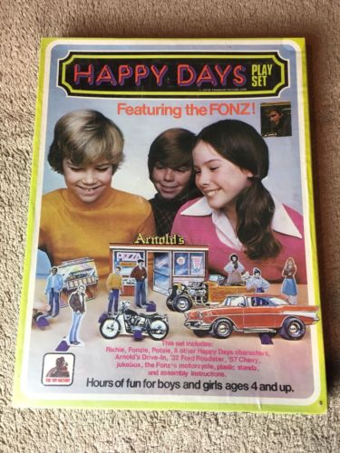 1976 Happy Days Play Set Drive In The Fonz Richie Potsie Factory Sealed