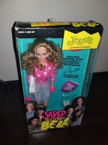 Saved by the Bell Jessie Spano doll Elizabeth Berkley 1990's in box Tiger Toys