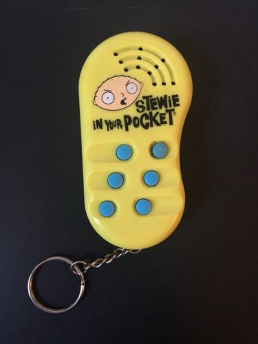 Stewie In Your Pocket Talking Keychain 6 Phrases Family Guy Stewie Griffin