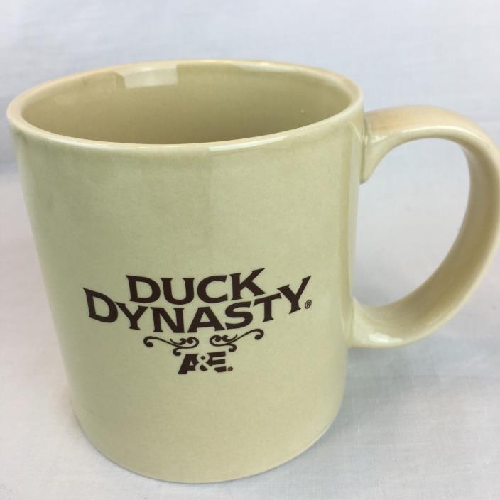 Duck Dynasty Happy Happy Happy Mug Coffee Cup 2013 15 OZ A&E Brown Hallmark