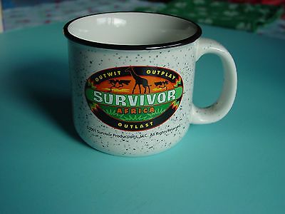 Survivor Camp Fire Mug:  Africa  2001-2002  - Season 3 - New!