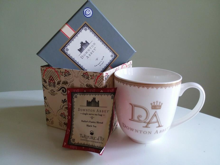 NIB Downton Abbey Friday 2014 Ceramic Coffee Tea Mug World Market Collectible