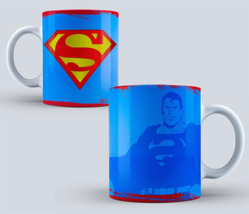 SUPERMAN Coffee Mug DC COMICS Man Of Steel 11oz & 15oz Gift Collectible