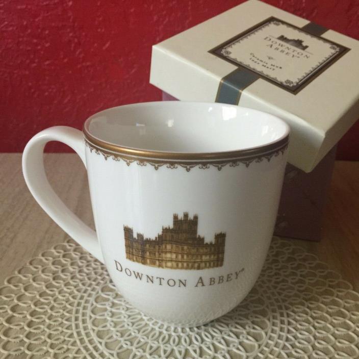 NIB Downton Abbey Lady Mary 2015 Ceramic Coffee Tea Mug World Market Collectible