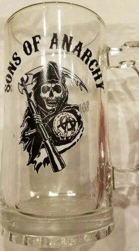Sons Of Anarchy Glass Beer Mug