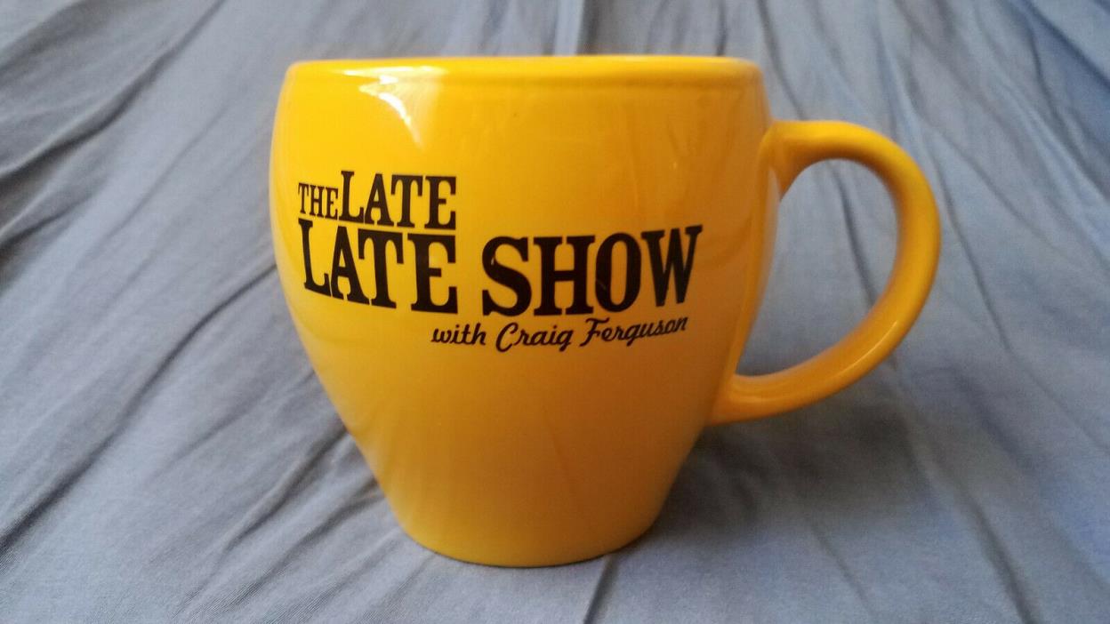 The Late Late Show with Craig Ferguson Yellow 10 fl oz Mug Used