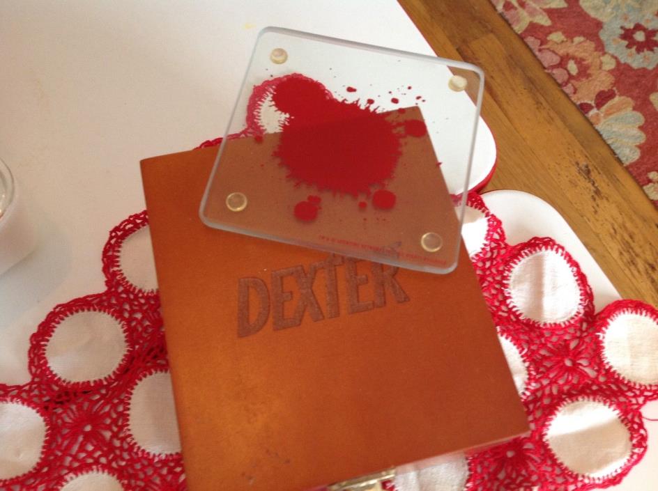 Showtime Networks Dexter Coaster Set Blood Splatter in Box