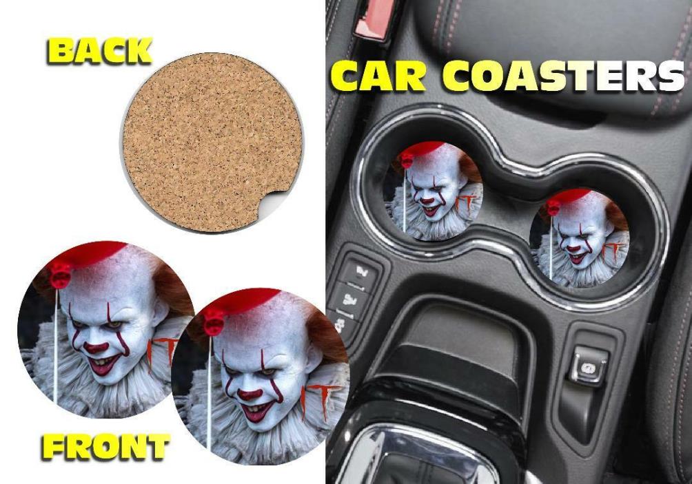 It Pennywise Horror the Clown Car Coasters