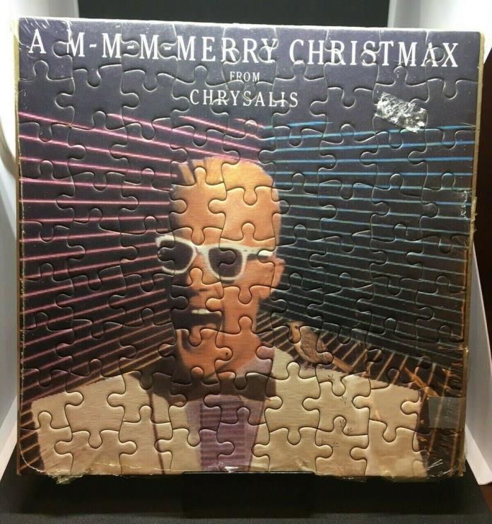 MAX HEADROOM Very Rare Chrysalis Records Promo Christmas Jigsaw Puzzle MINT