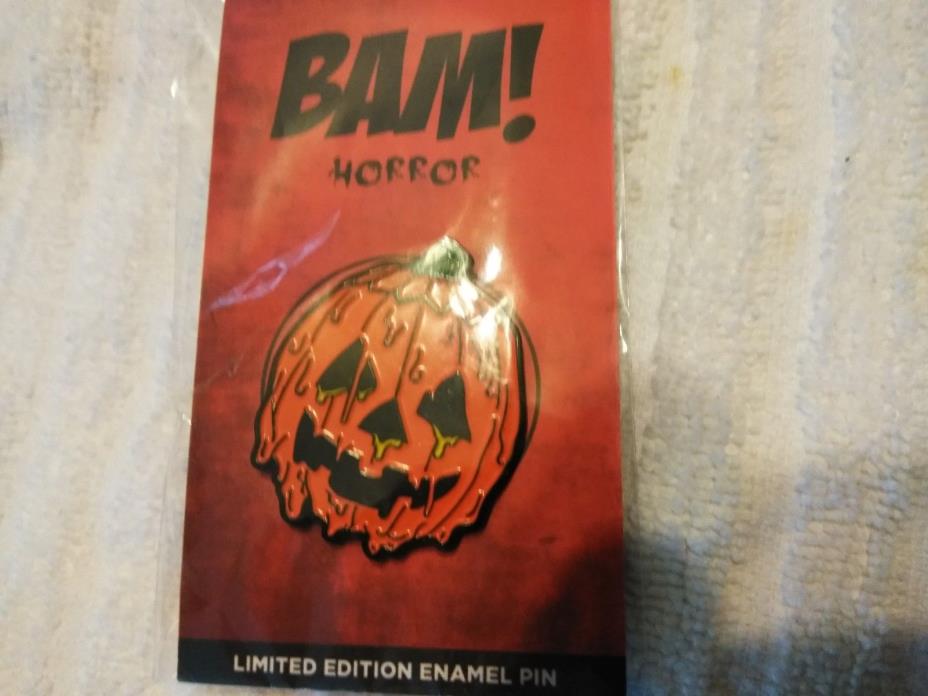 Bam Box Horror Halloween III Season The of Witch Pumpkin Jack o Lantern Pin MINT