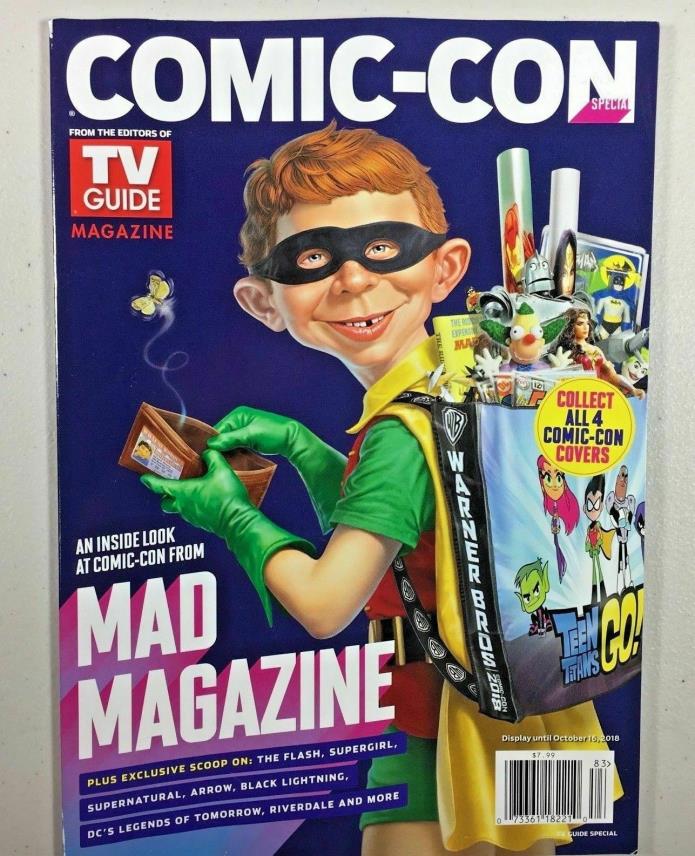 MAD MAGAZINE TV Guide Special Cover 2018 SDCC EXCLUSIVE COMIC CON