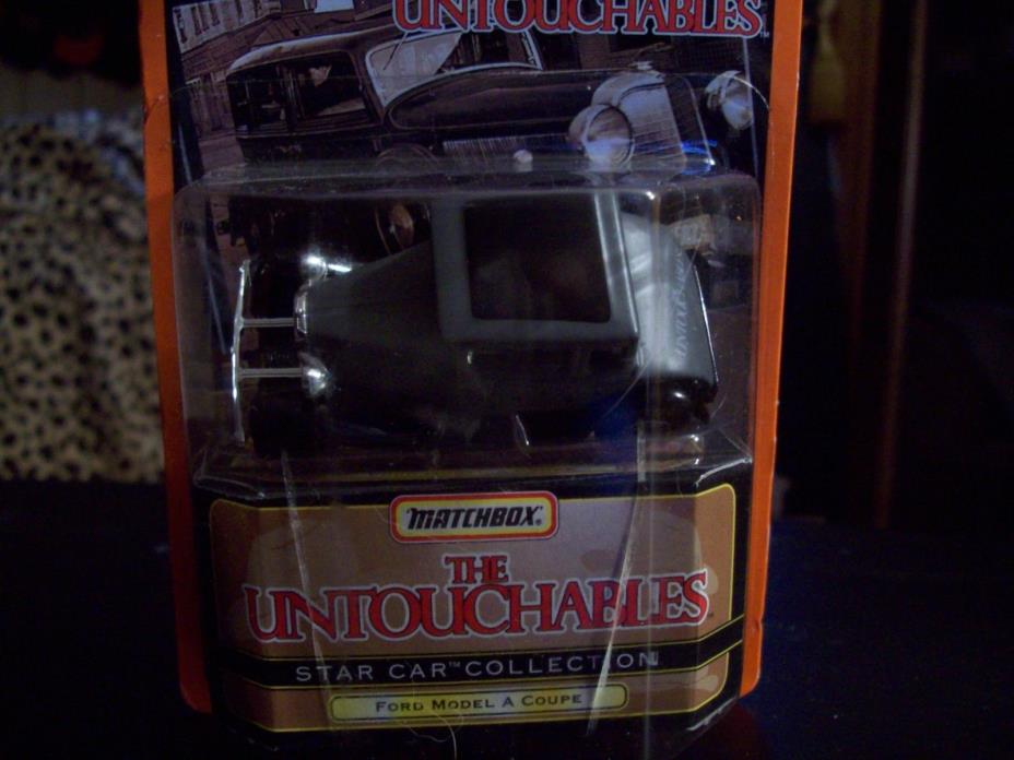 THE UNTOUCHABLES MATCHBOX FORD MODEL A COUPE 1/64 SCALE 1998 STAR CAR #16