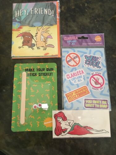 Nickelodeon Pete and Pete Tattoo Stick Stickly Greeting Cards Clarissa Stickers