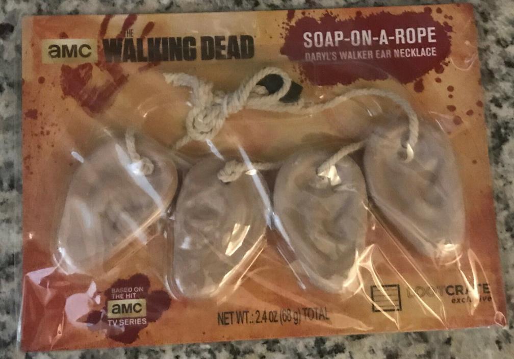 The Walking Dead Soap on a Rope Daryl's Walker Ear Necklace Costume Prop