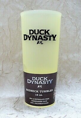 Duck Commander Uncle Si Yellow Plastic Ice Tea Tumbler Cup Duck Dynasty New