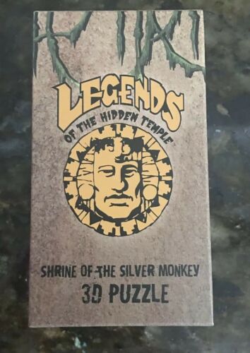 Legends Of The Hidden Temple Shrine of the Silver Monkey 3D Puzzle Nick Box 90s