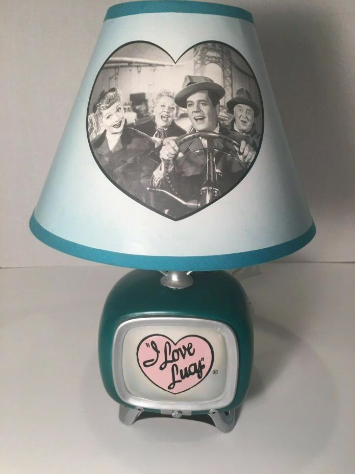 Vandor I Love Lucy Lamp that Lights Up CA Here We Come