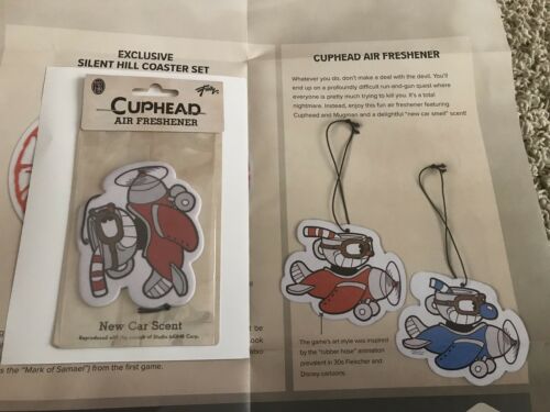 Loot Crate Gaming - Cuphead Air Freshener New Car RED Scent New