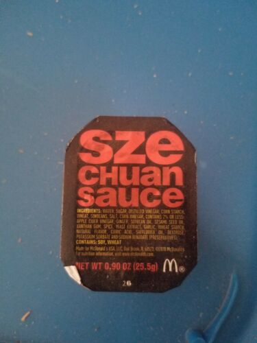 McDonald's 2018 Szechuan Sauce 0.9oz Packet