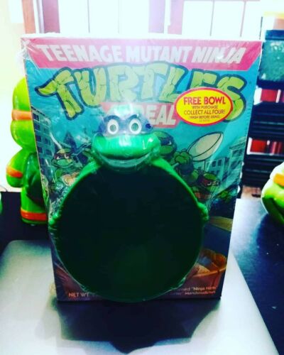 Teenage Mutant Ninja Turtles Cereal Sealed With Donatello Bowl