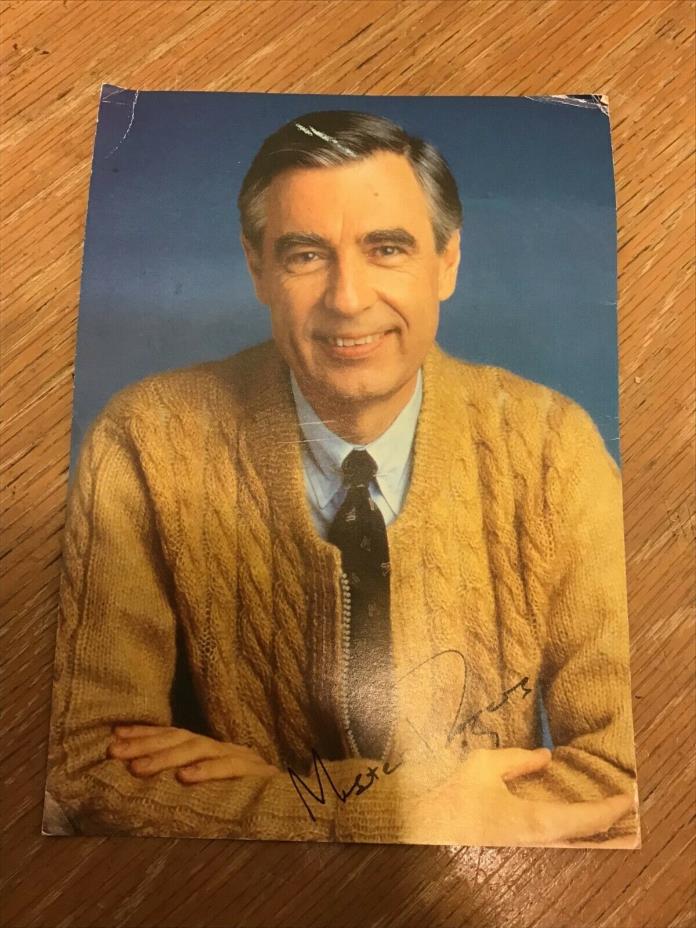 Vintage Mister Rogers Neighborhood Promotional Postcard Mr Fred