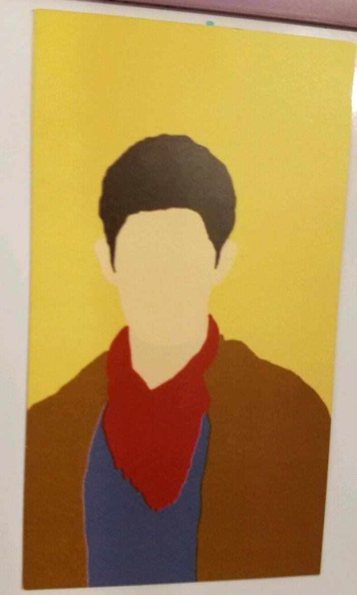 Merlin (BBC, 2008-12 Series) Minimalist Magnet - Colin Morgan as Merlin Outline