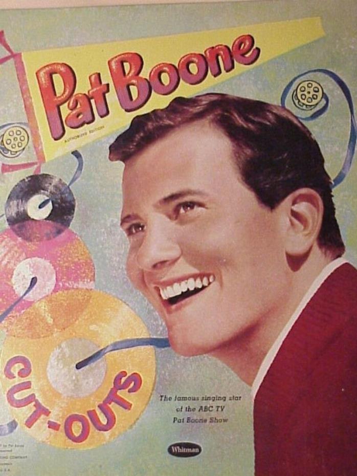 PAT BOONE~ABC TV STAR~1959~CUT OUTS~WHITMAN Publishing