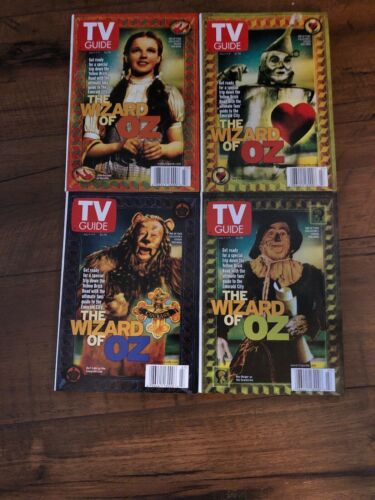 Wizard of Oz, TV Guide Set of (4), 2000, No Lables!!