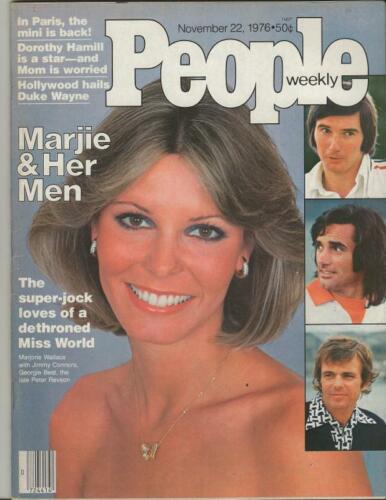 People Weekly Magazine November 22 1976 Marjorie Wallace Jimmy Connors