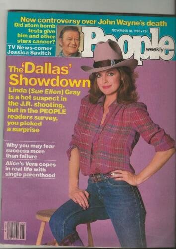 People Weekly Magazine November 10 1980 Linda Gray Dallas John Wayne Alice Vera