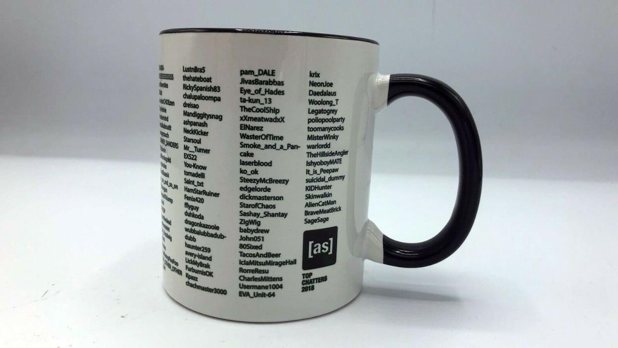 ADULT SWIM 2018 TOP CHATTERS COFFEE MUG CUP NEW SQUIDBILLIES RICK AND MORTY