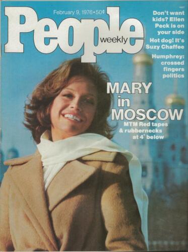 People Weekly Magazine February 9 1976 Mary Tyler Moore in Moscow