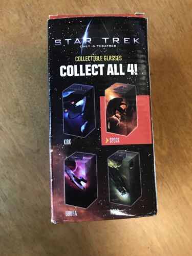 Star Trek Collectible Drinking Glass Spock NEW 2008 Burger King Exclusive