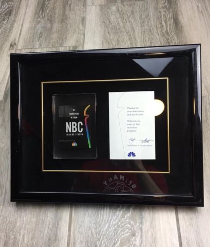 NBC Crystal Employee Award #1 4th Year In A Row 1998 - 1999 Season Glass Rare