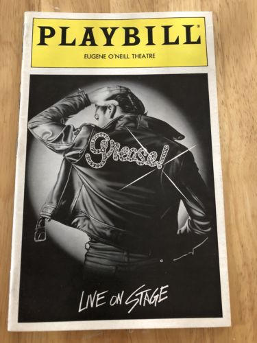 Grease! Live On Stage PLAYBILL Eugene O'Neill Theatre Jan 1997