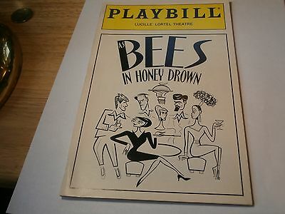 Playbill Program Bees in Honey Drown Loterl Theatre 1997 J Smith Cameron