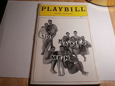 Playbill Program 10 Naked Men 1997 Actors Playhouse Anthony Albanese
