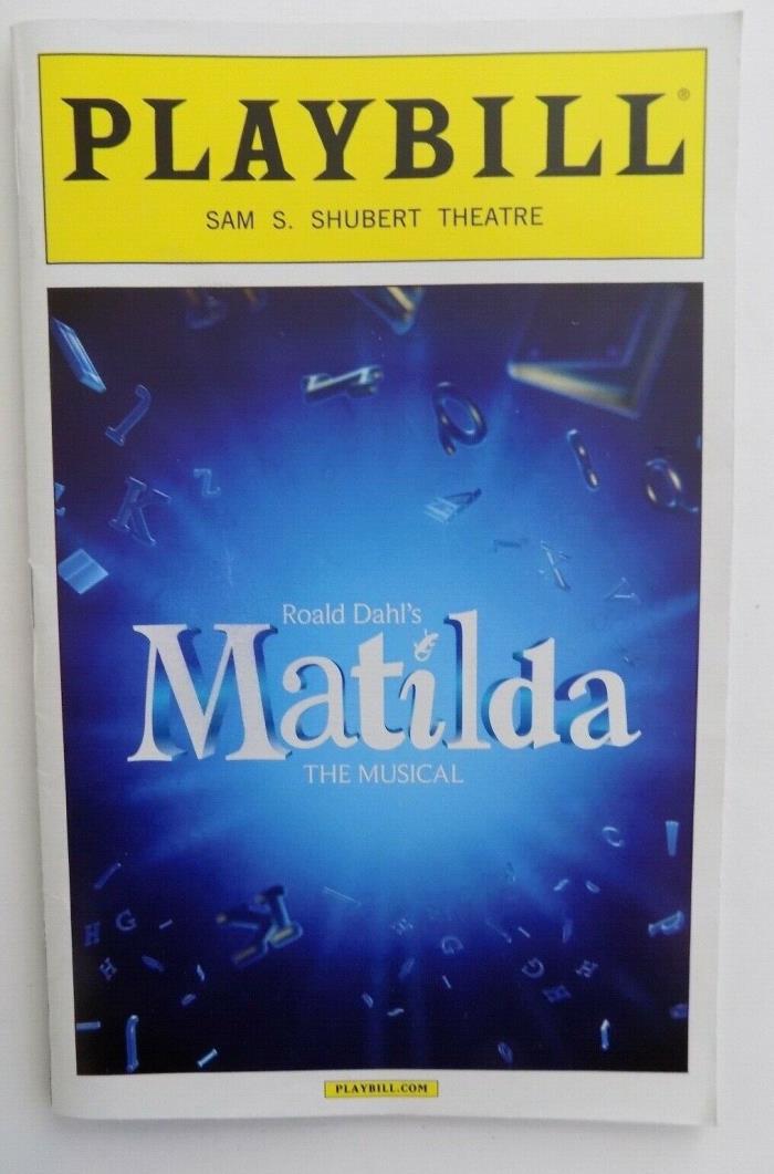 Matilda The Musical PLAYBILL Ronald Dahl December 2014 Broadway NYC LAST ONE!
